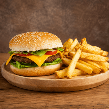 Hamburguesa baby blue