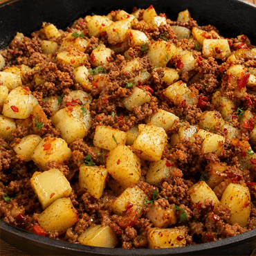 Longaniza con papas